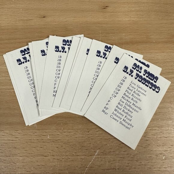 1980 TCMA All Time Yankees 12 Card Set - Picture 2 of 3